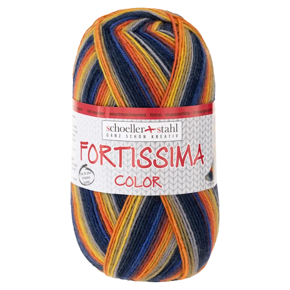 #Farbe_Schoeller + Stahl Fortissima Color 4-fach | 2433 Yokohama