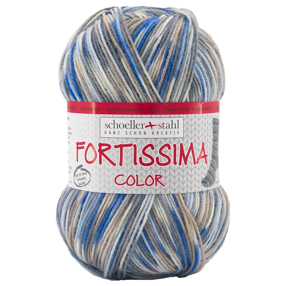 #Farbe_Schoeller + Stahl Fortissima Color 4-fach | 2439 Wolke