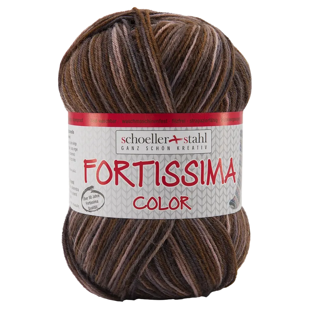 #Farbe_Schoeller + Stahl Fortissima Color 4-fach | 2446 Taupe