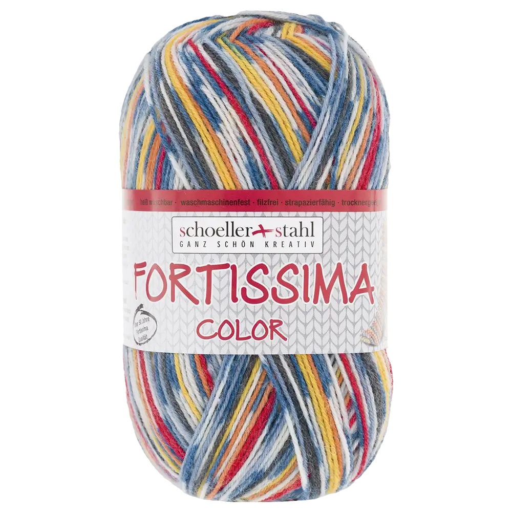 #Farbe_Schoeller + Stahl Fortissima Color 4-fach | 2485 Vulkan
