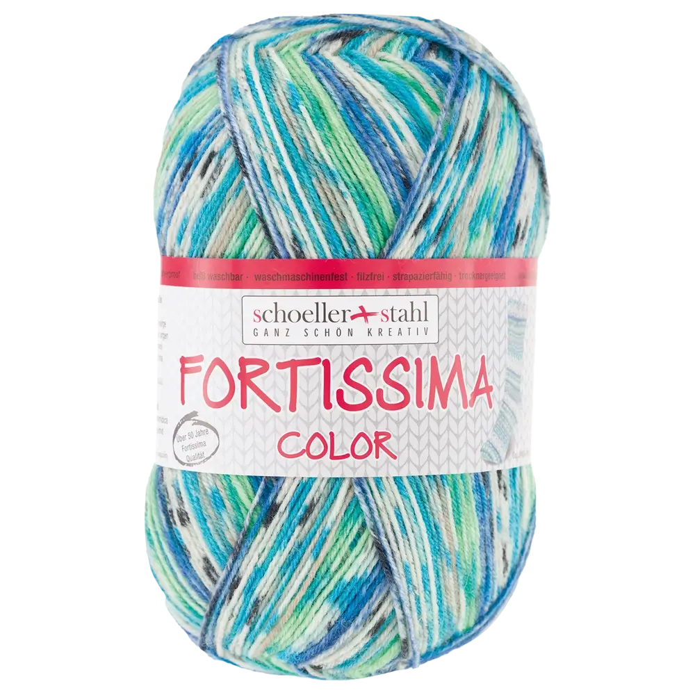 #Farbe_Schoeller + Stahl Fortissima Color 4-fach | 2489 Atoll