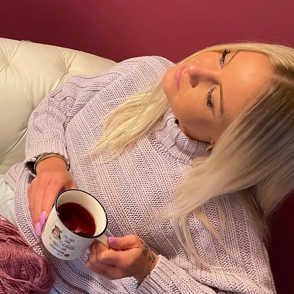 Tasse Frida #1: Ein Leben ohne Wolle ist möglich, aber sinnlos