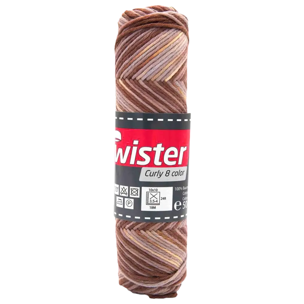#Farbe_Twister Curly 8 Color | 113 Braun-Beige