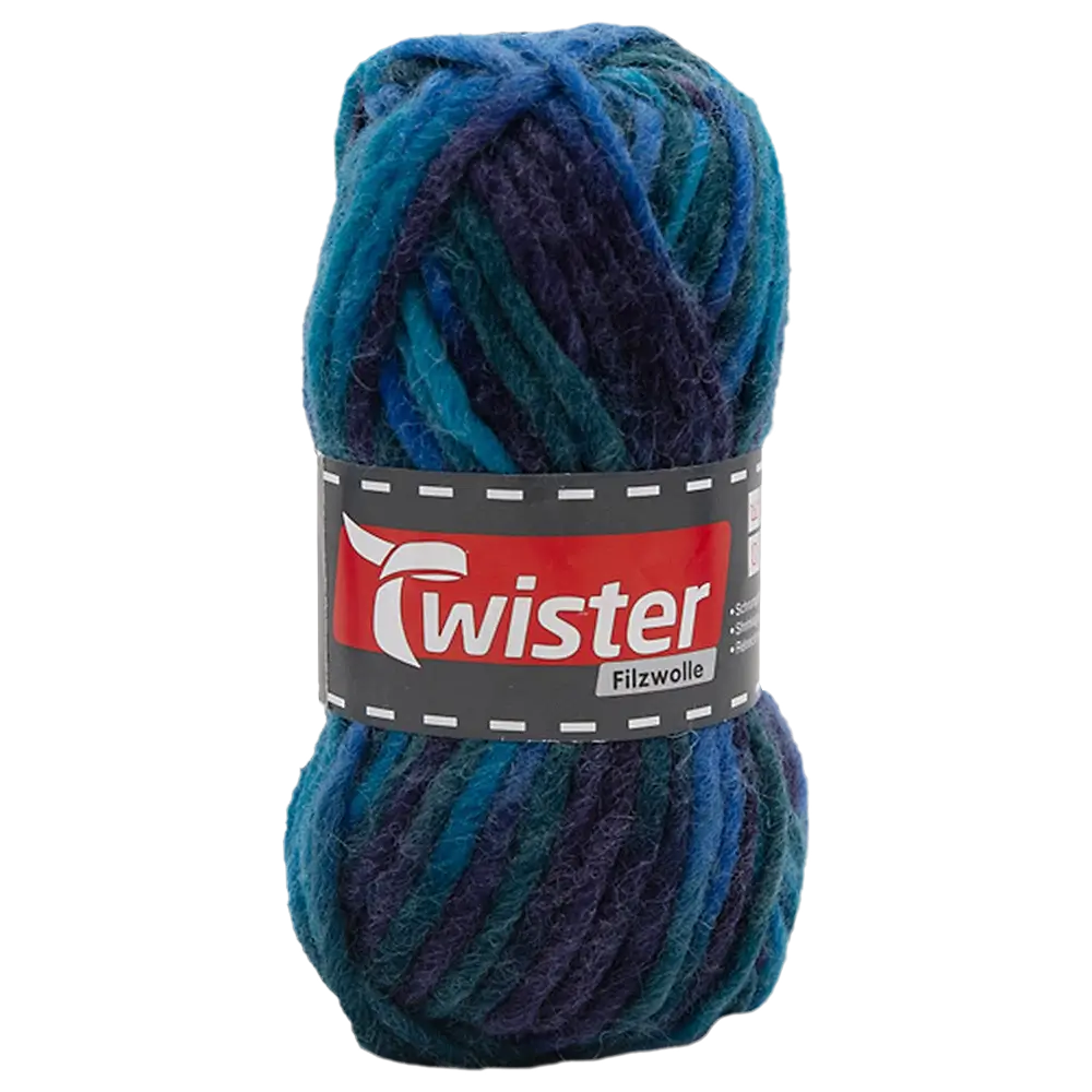 #Farbe_Twister Filzwolle Color | 154 Lagune