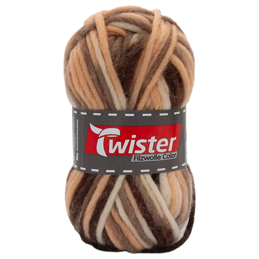 #Farbe_Twister Filzwolle Color | 182 Cappuccino