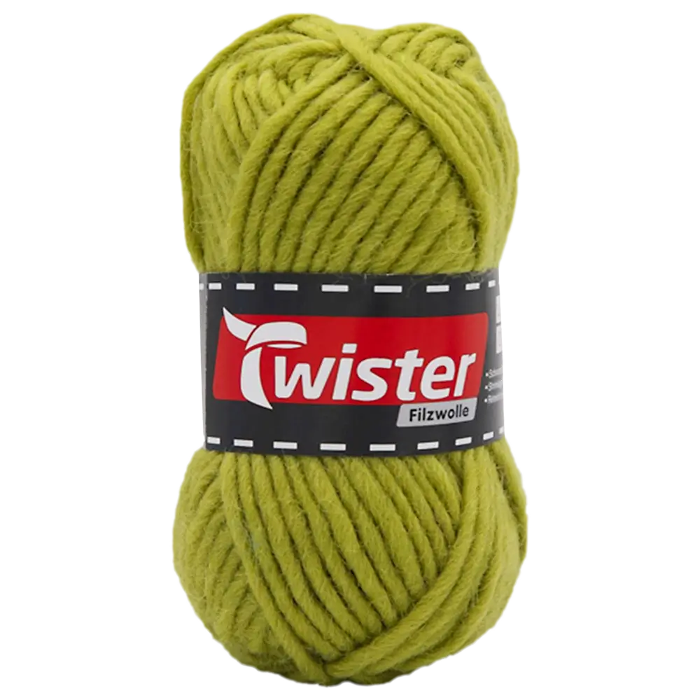 #Farbe_Twister Filzwolle Uni | 74 Birke
