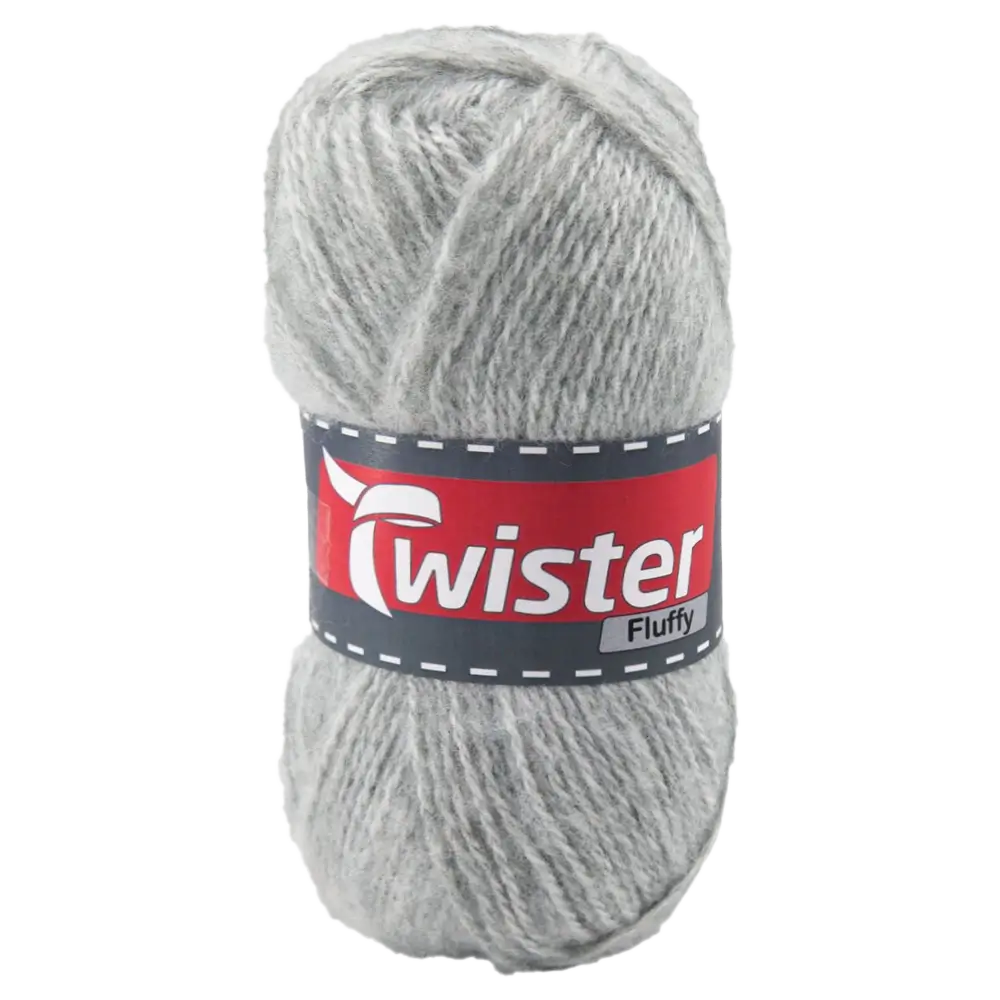 #Farbe_Twister Fluffy | 16 Hellgrau