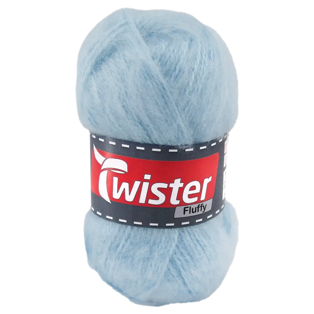 #Farbe_Twister Fluffy | 51 Hellblau