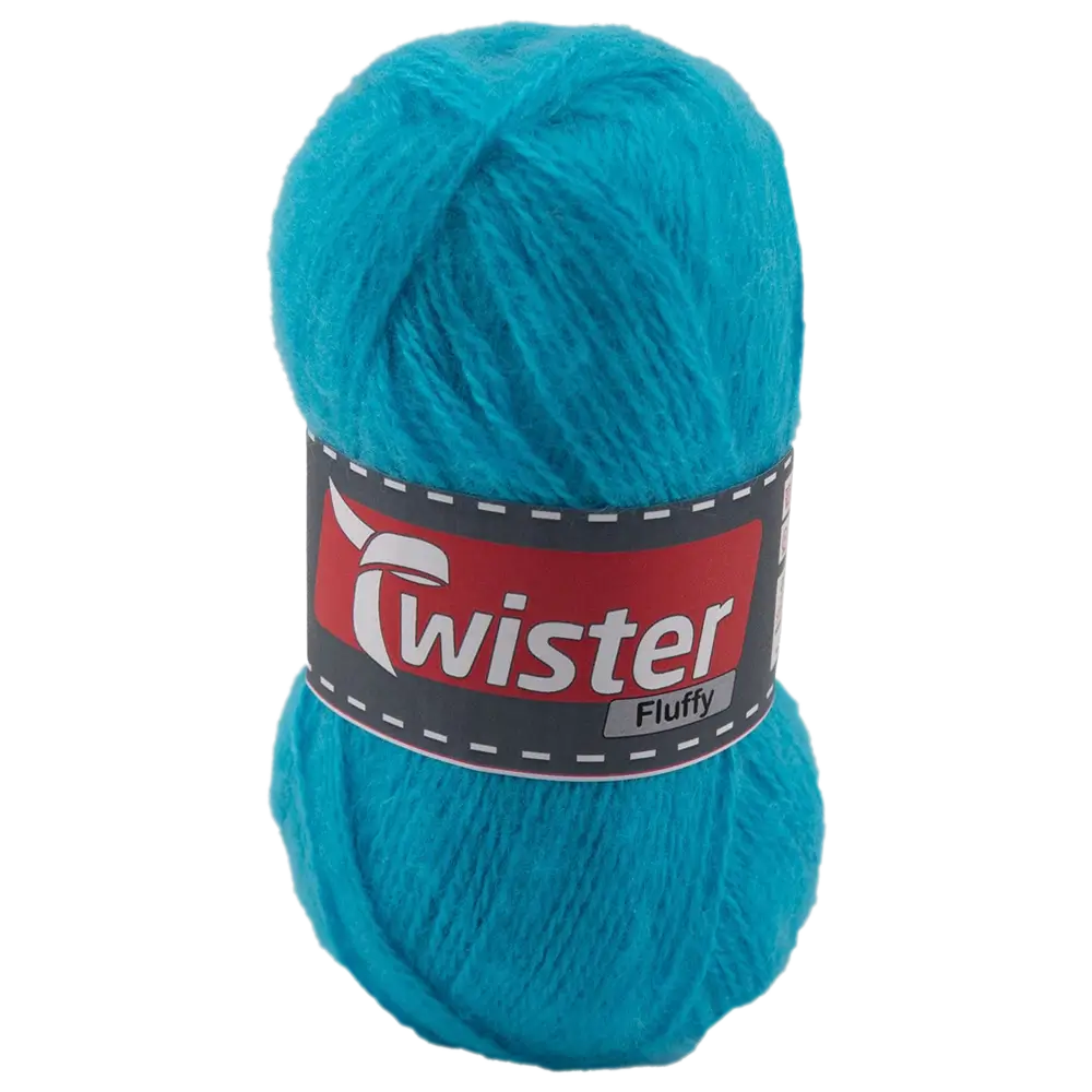#Farbe_Twister Fluffy | 62 Türkis