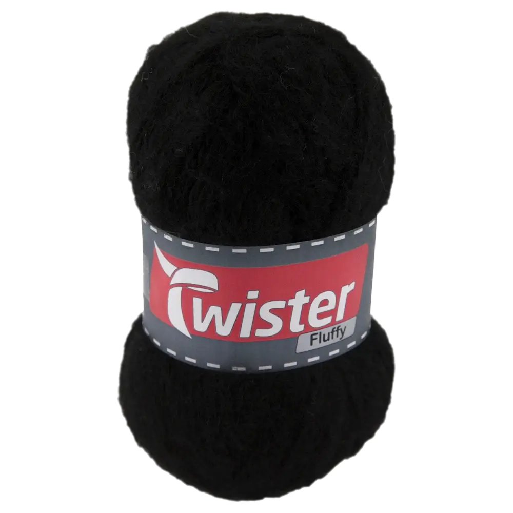 #Farbe_Twister Fluffy | 90 Schwarz