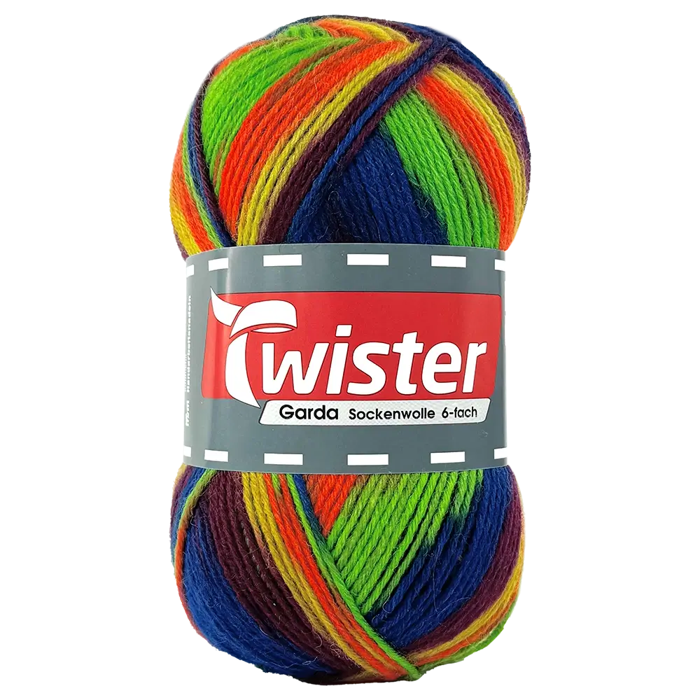 #Farbe_Twister Garda 6-fach | 157 Ringel Clown