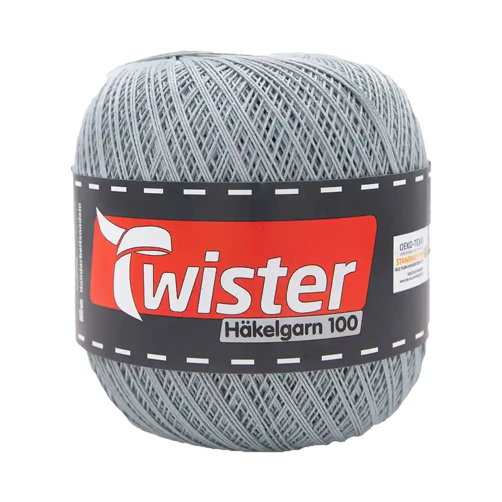#Farbe_Twister Häkelgarn 100 | 12 Silber