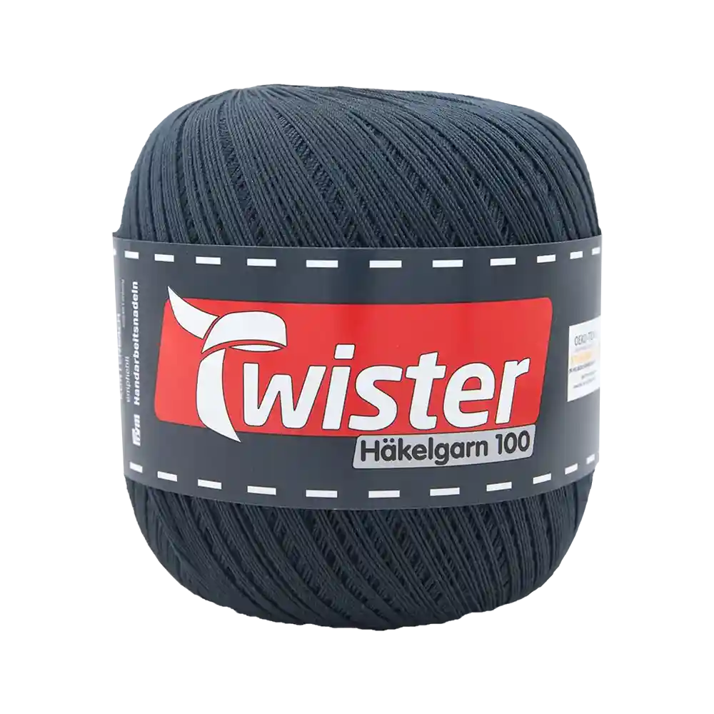 #Farbe_Twister Häkelgarn 100 | 19 Anthrazit