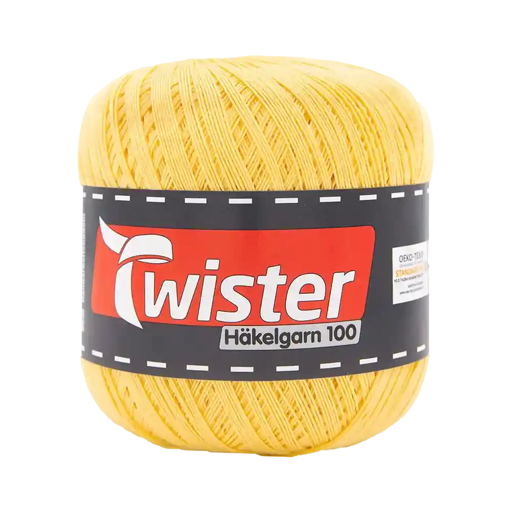 #Farbe_Twister Häkelgarn 100 | 22 Gelb