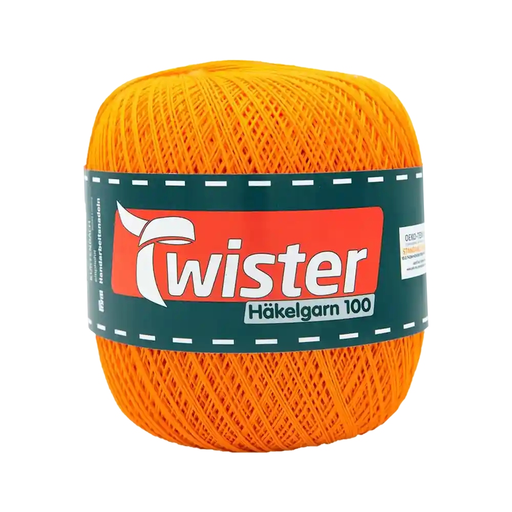 #Farbe_Twister Häkelgarn 100 | 28 Orange