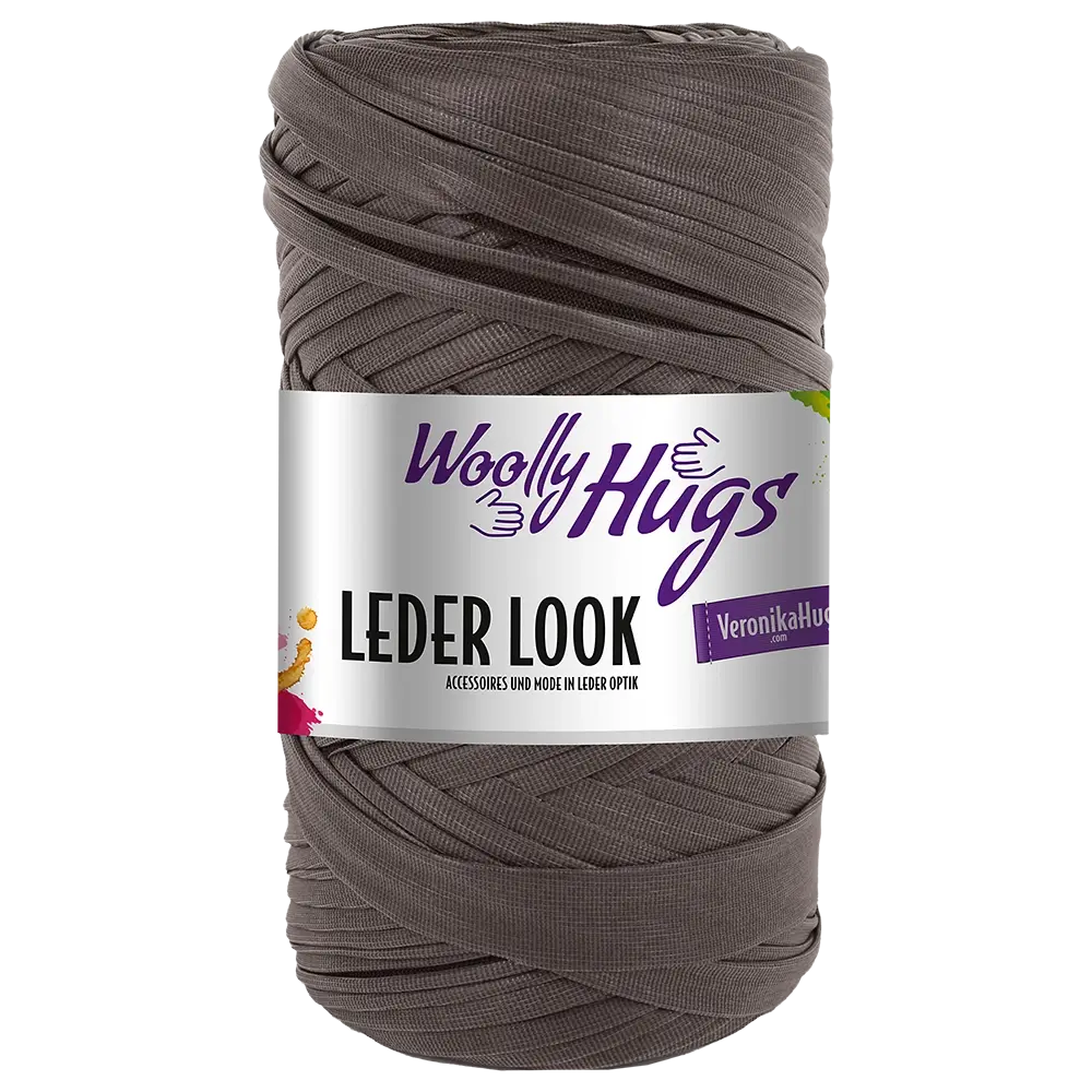 #Farbe_Woolly Hugs Leder Look | 10 Brown