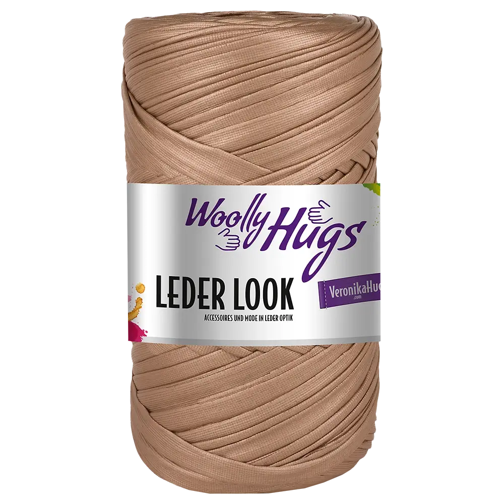 #Farbe_Woolly Hugs Leder Look | 17 Coffee