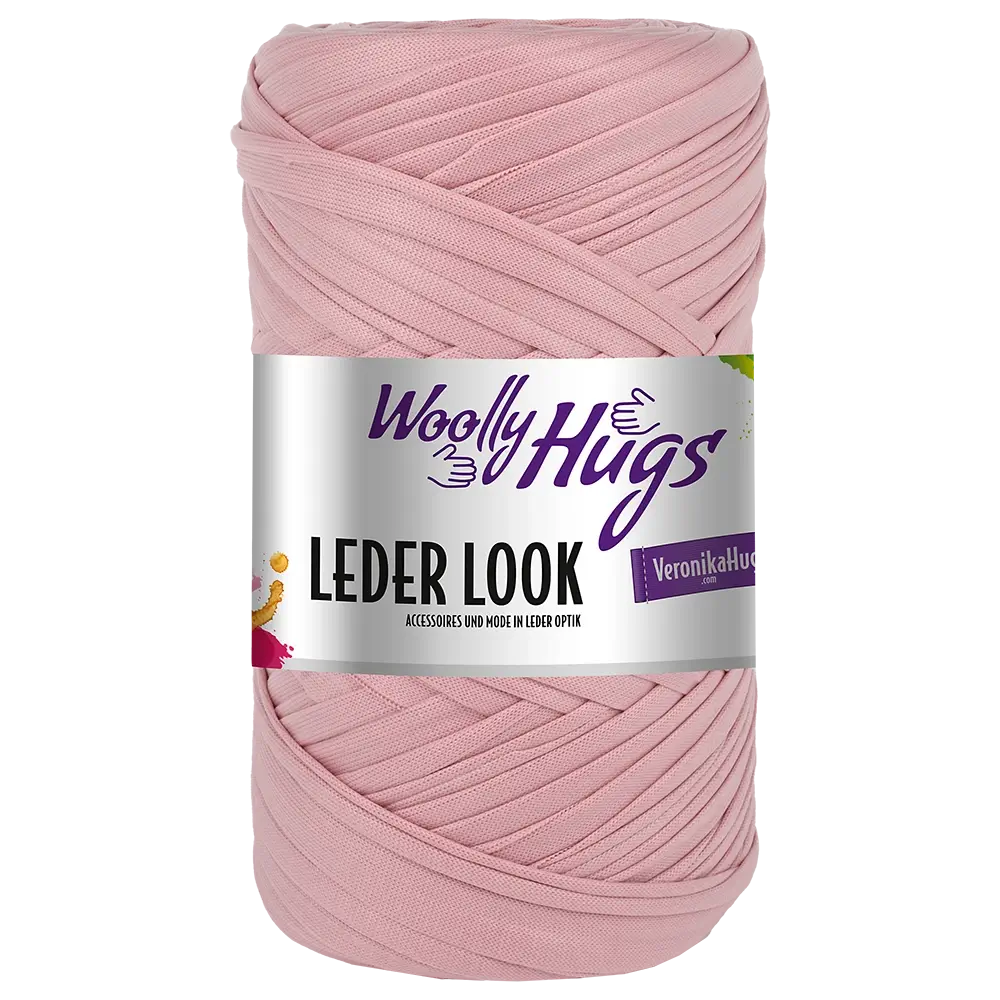 #Farbe_Woolly Hugs Leder Look | 27 Powder