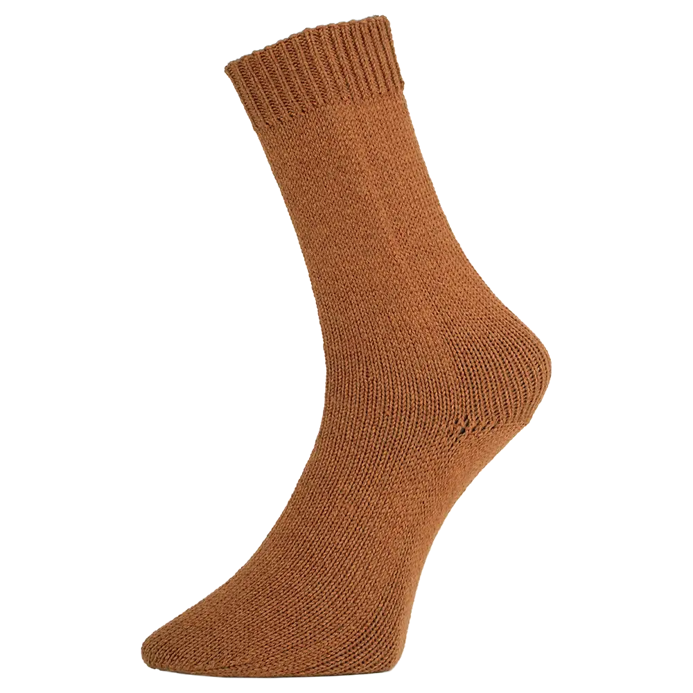 #Farbe_Woolly Hugs Merino Silk Socks | 208 Camel