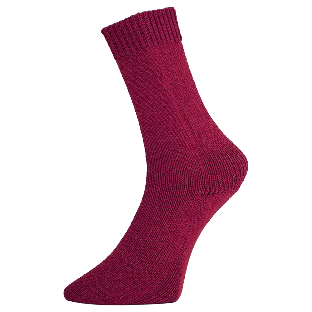 #Farbe_Woolly Hugs Merino Silk Socks | 238 Bordeaux