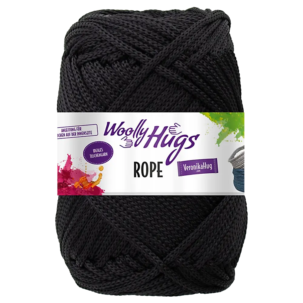#Farbe_Woolly Hugs Rope | 99 Schwarz