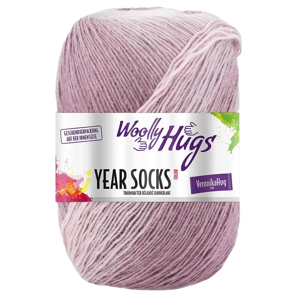 #Farbe_Woolly Hugs Year Socks | 01 Januar
