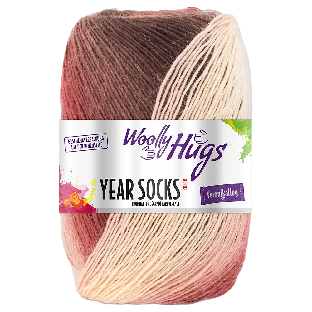 #Farbe_Woolly Hugs Year Socks | 02 Februar