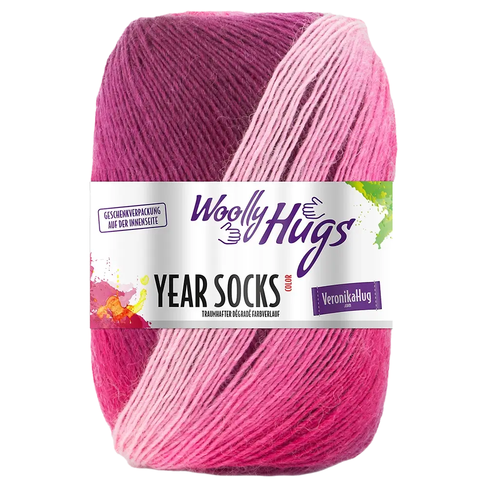 #Farbe_Woolly Hugs Year Socks | 04 April