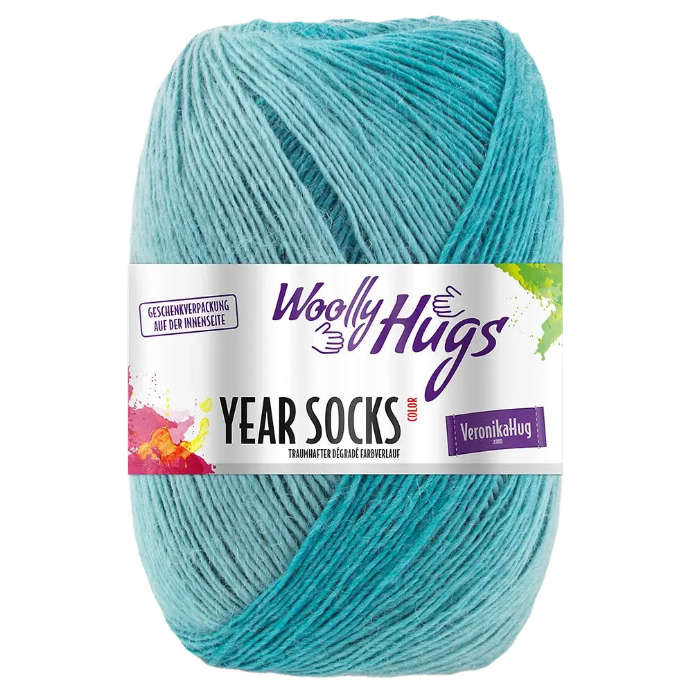 #Farbe_Woolly Hugs Year Socks | 08 August