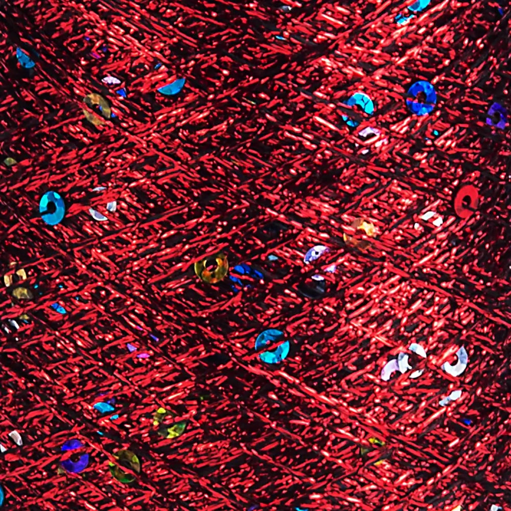 #Farbe_YarnArt Paillettes | 8006 Rot