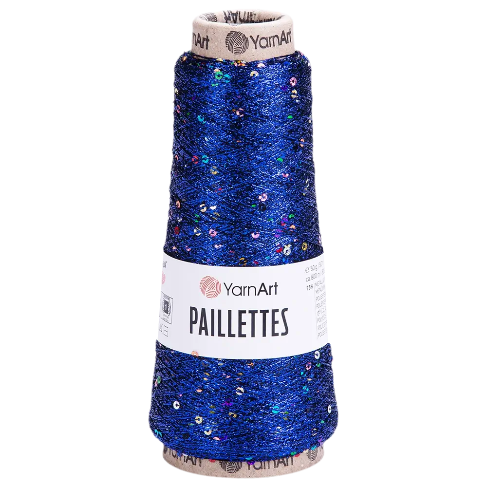 #Farbe_YarnArt Paillettes | 8008 Blau
