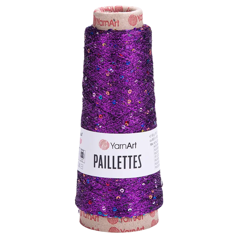 #Farbe_YarnArt Paillettes | 8009 Lila