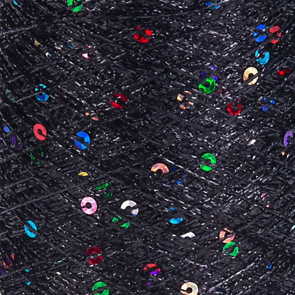 #Farbe_YarnArt Paillettes | 8010 Schwarz