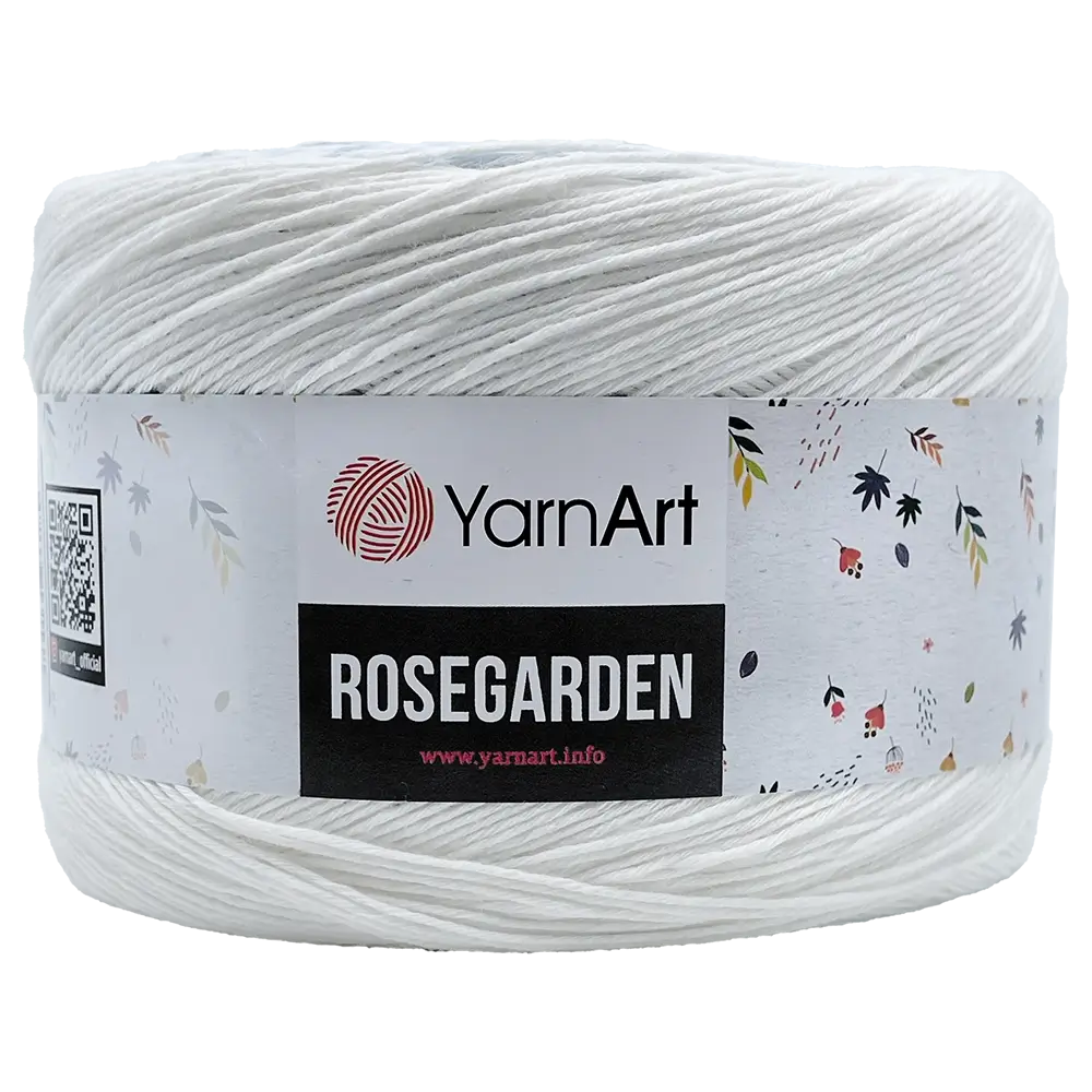 #Farbe_YarnArt Rosegarden | 305 Weiß-Hellblau-Blau-Dunkelblau