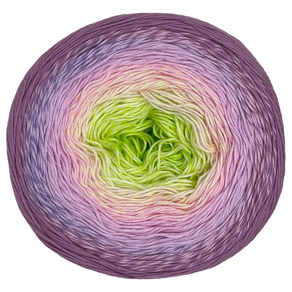 #Farbe_YarnArt Rosegarden | 312 Lila-Rosa-Hellgrün