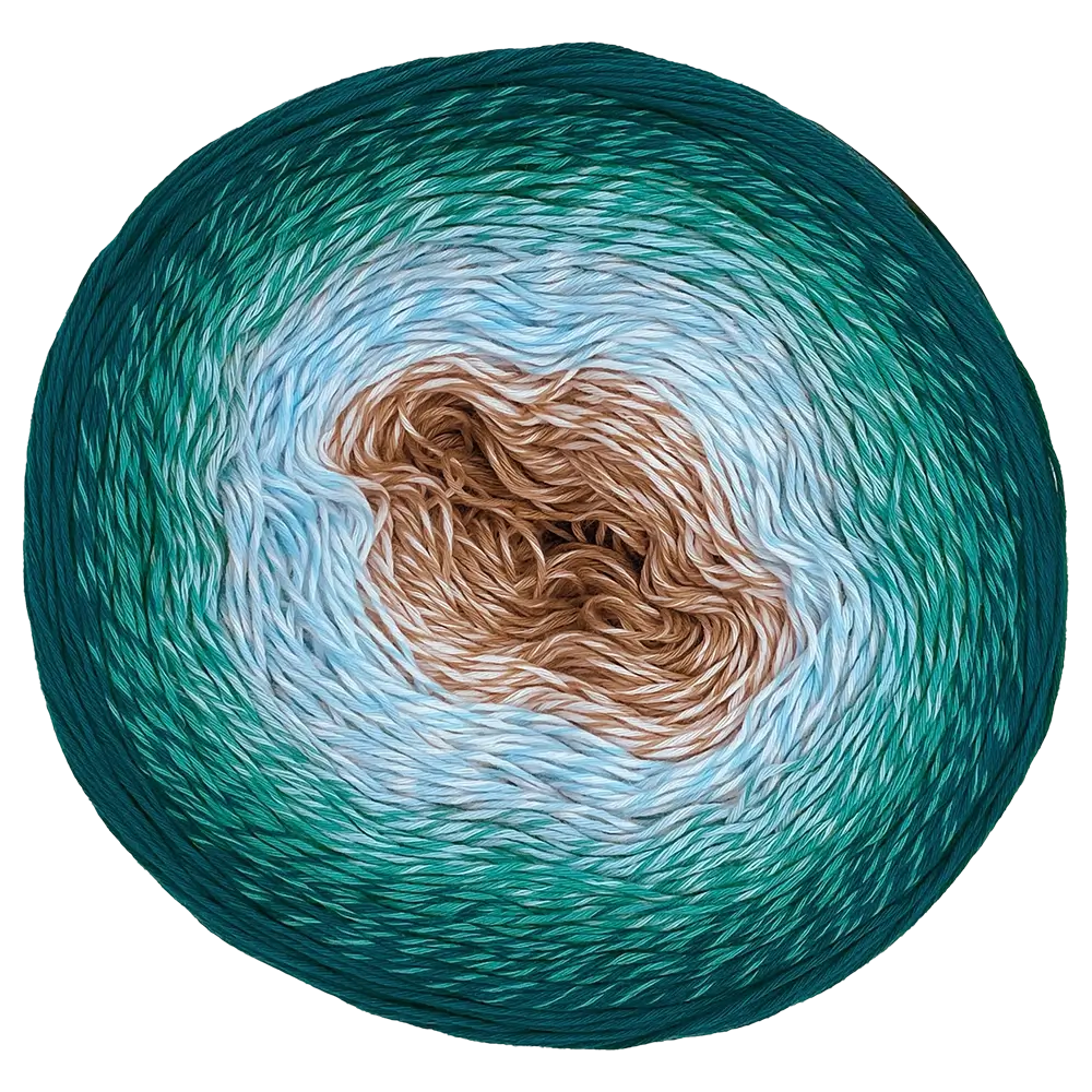 #Farbe_YarnArt Rosegarden | 324 Blau-Aqua-Hellblau-Beige