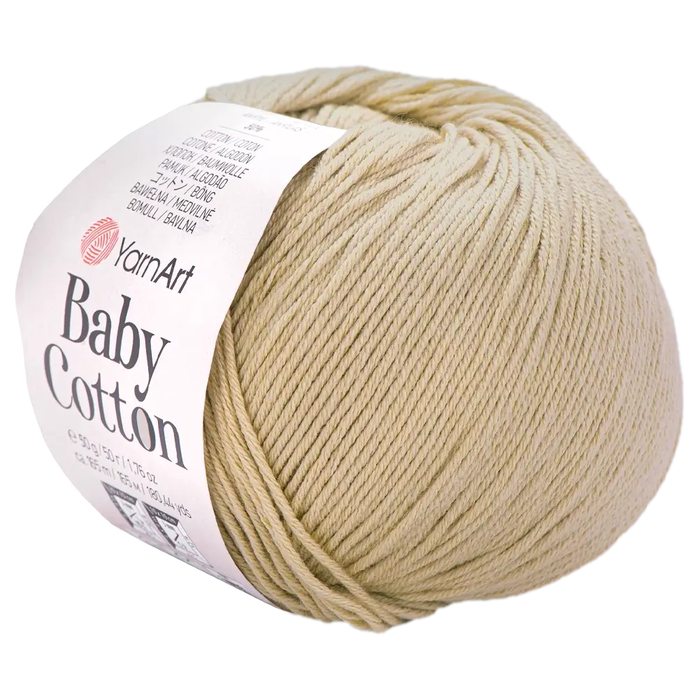 #Farbe_YarnArt Baby Cotton | 403 Graubeige