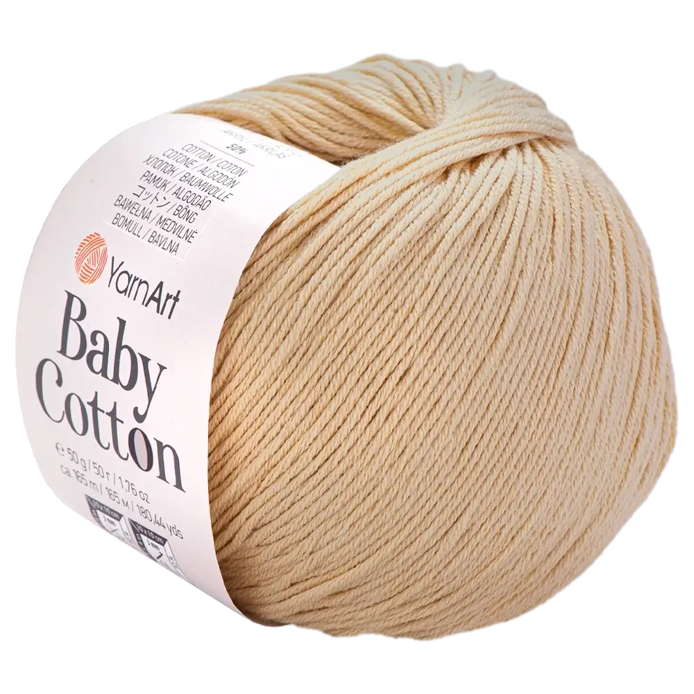 #Farbe_YarnArt Baby Cotton | 404 Sand