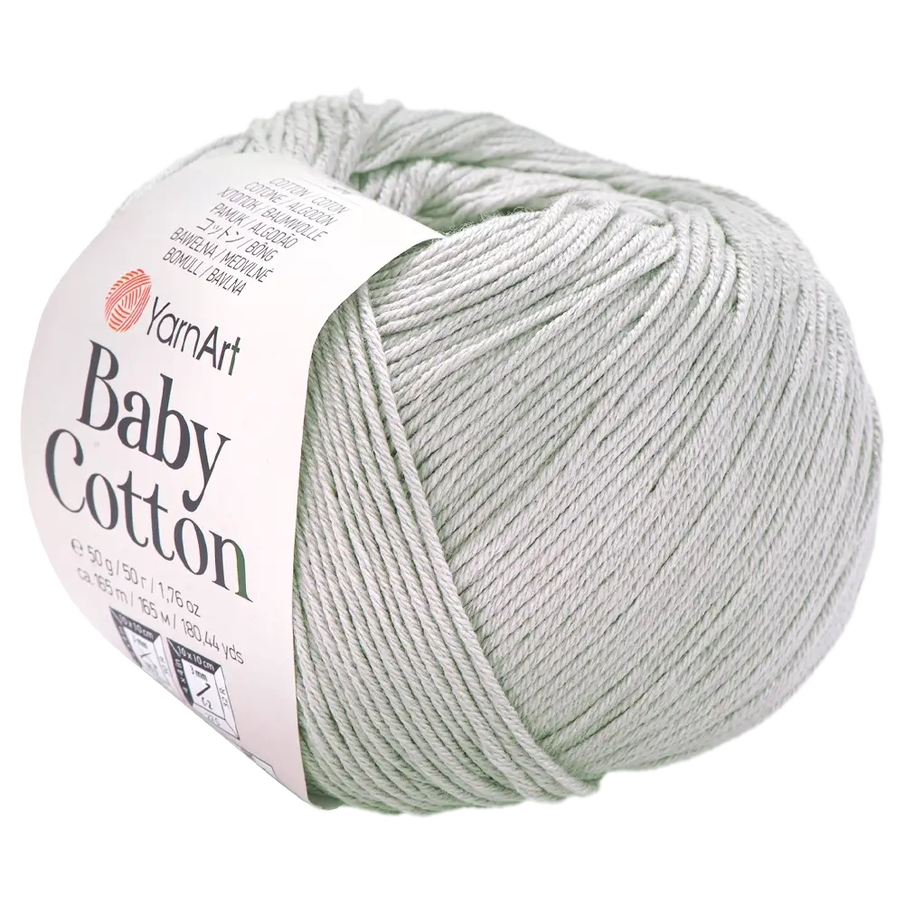 #Farbe_YarnArt Baby Cotton | 406 Silbergrau