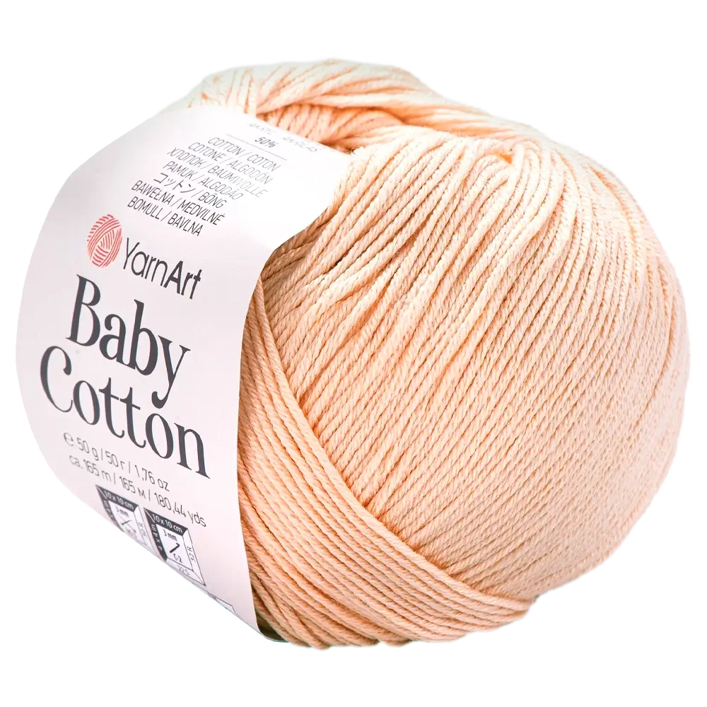 #Farbe_YarnArt Baby Cotton | 411 Pfirisich