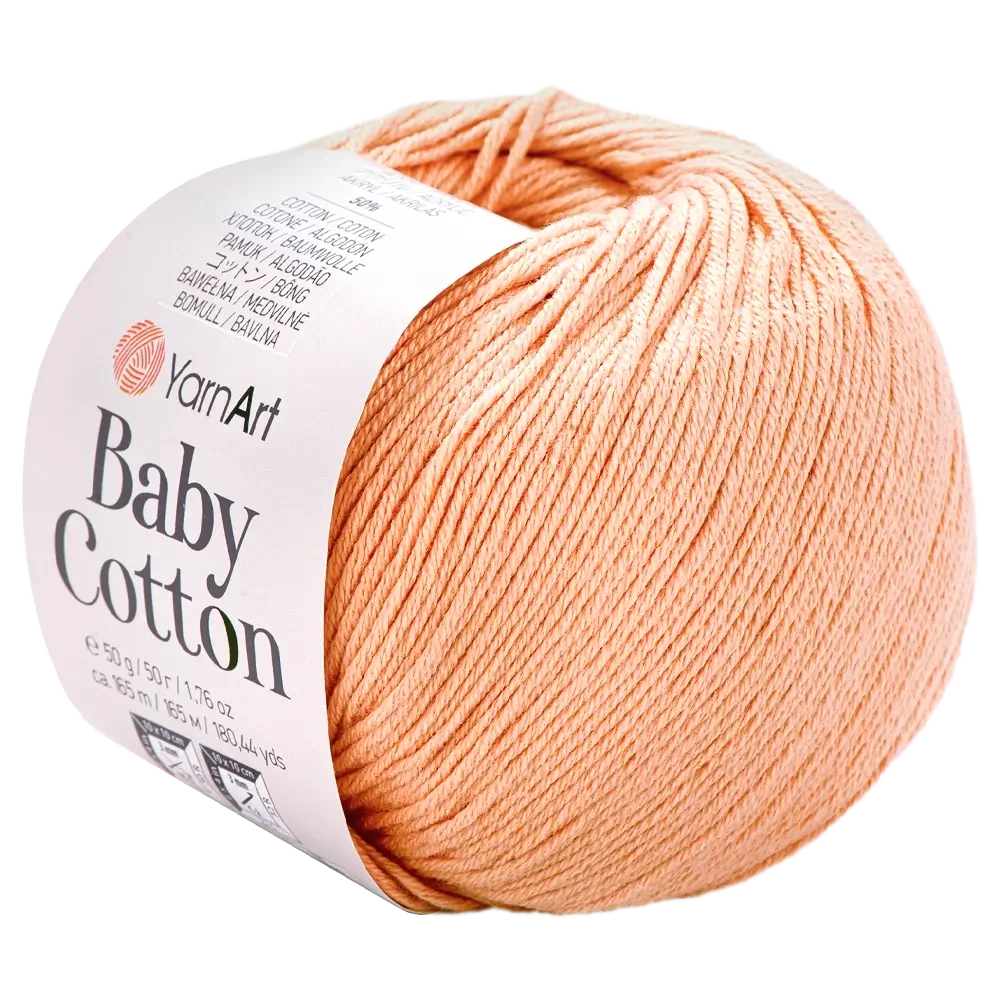 #Farbe_YarnArt Baby Cotton | 412 Apricot