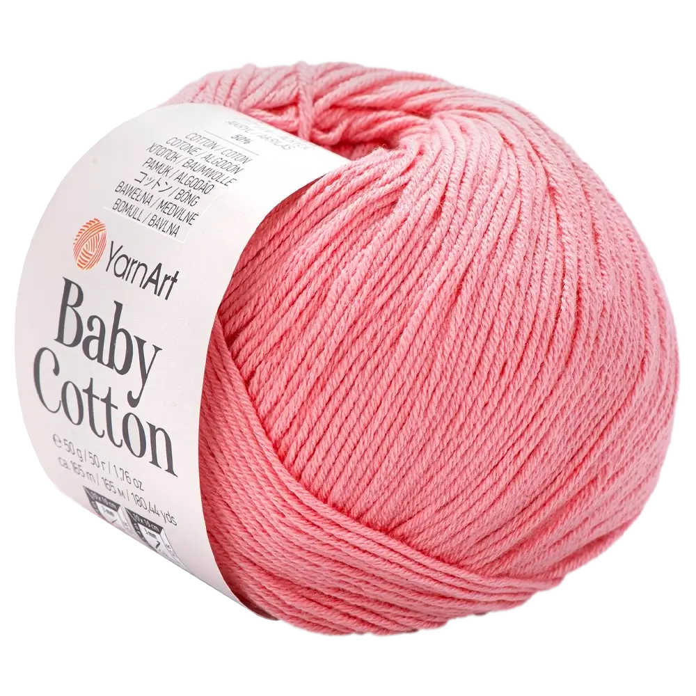 #Farbe_YarnArt Baby Cotton | 414 Flamingo