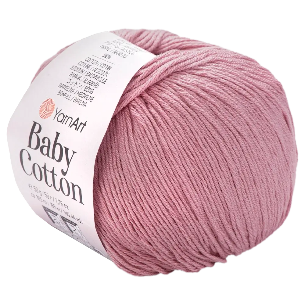 #Farbe_YarnArt Baby Cotton | 415 Altrosa