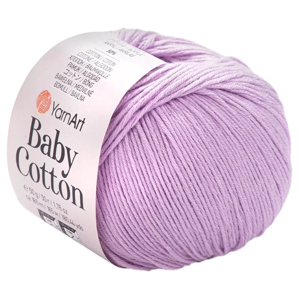 #Farbe_YarnArt Baby Cotton | 416 Lavendel