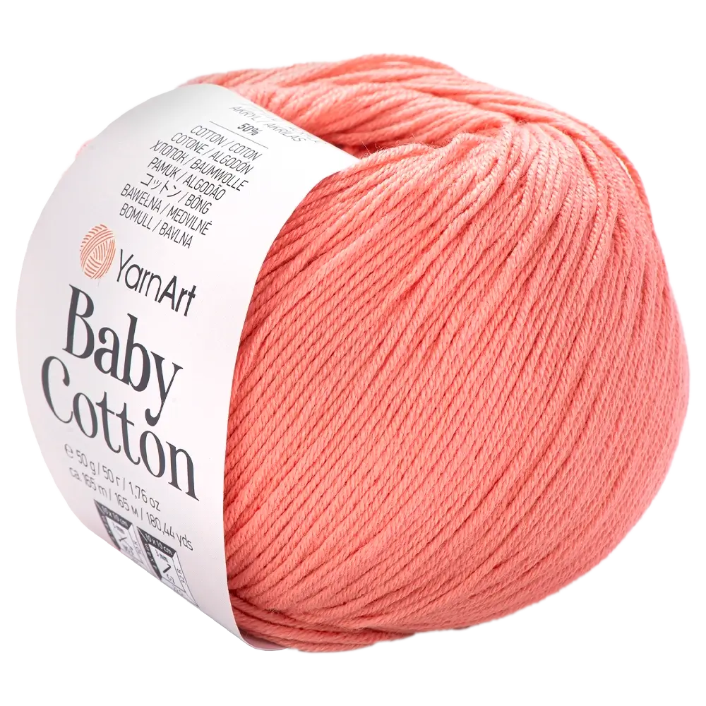 #Farbe_YarnArt Baby Cotton | 420 Koralle