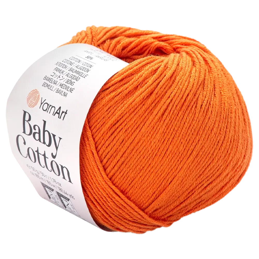 #Farbe_YarnArt Baby Cotton | 421 Orange