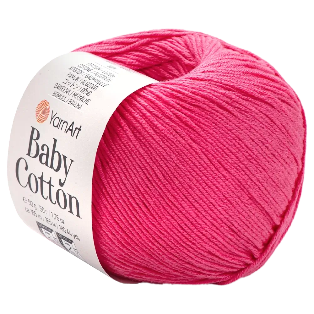 #Farbe_YarnArt Baby Cotton | 422 Pink