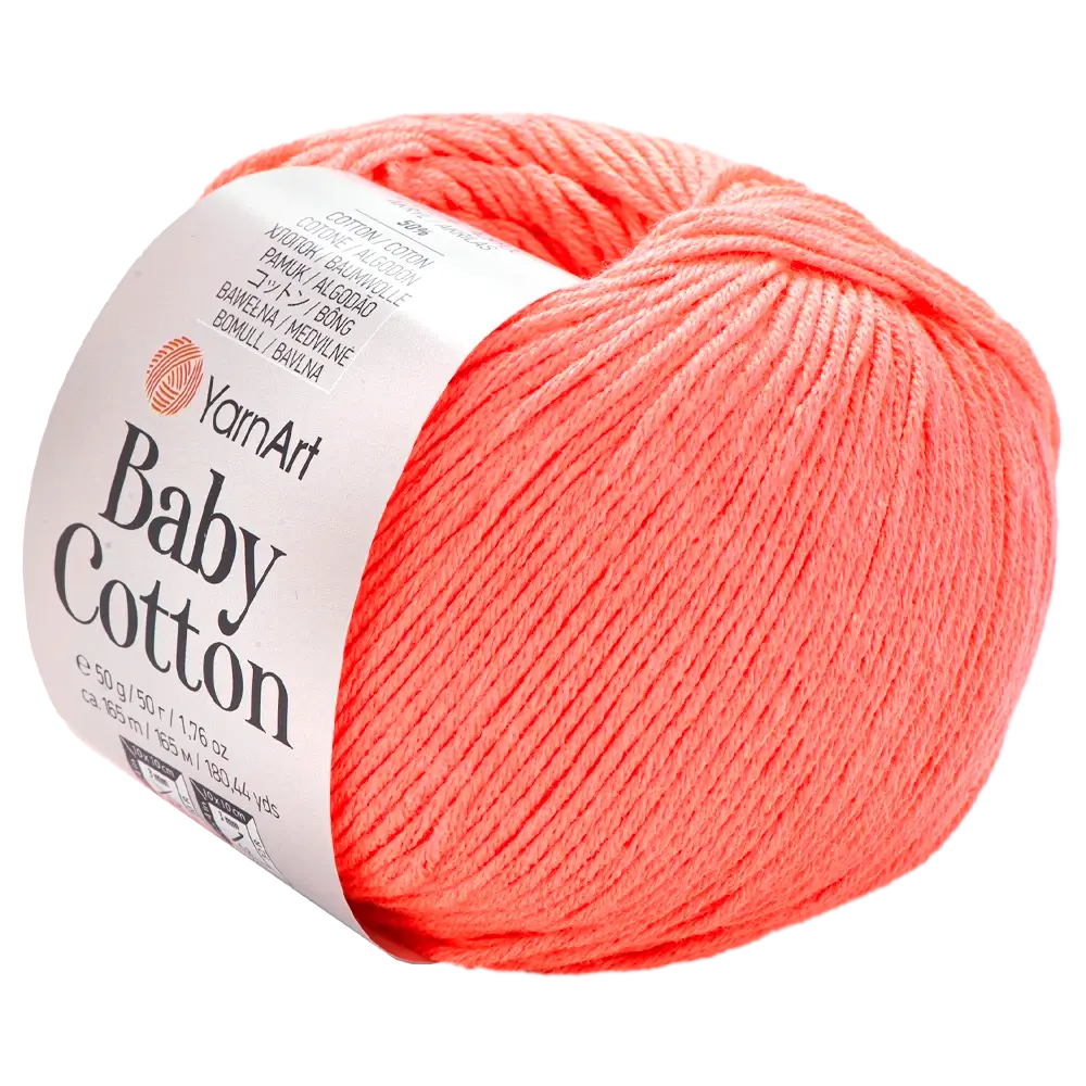#Farbe_YarnArt Baby Cotton | 424 Lachs