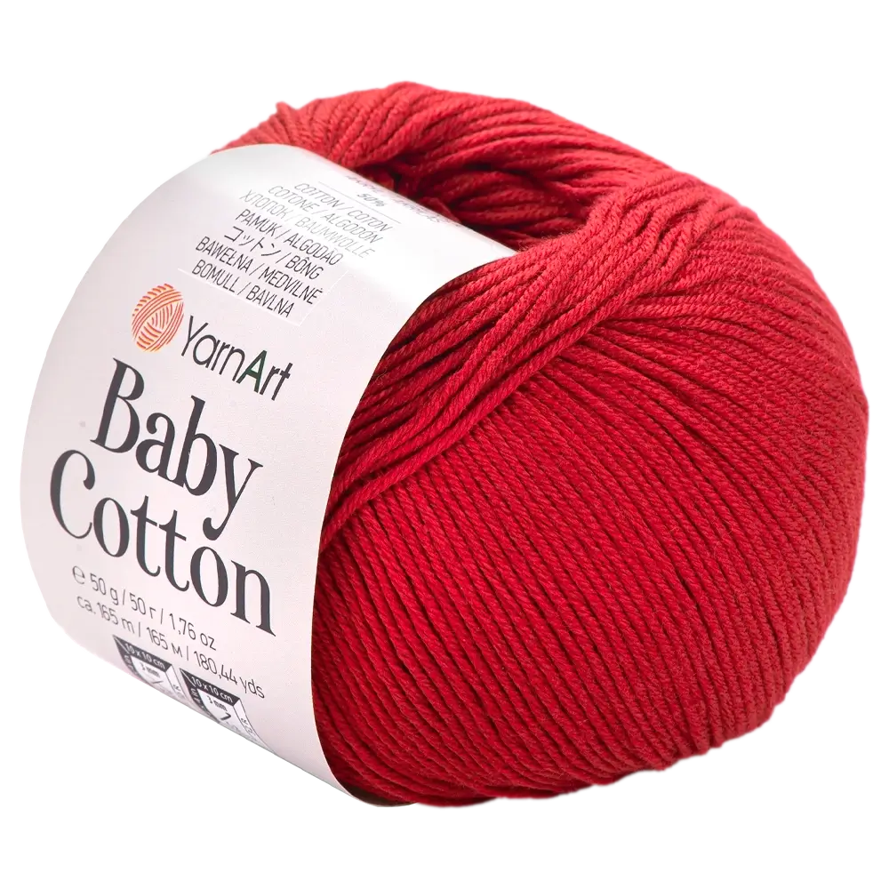 #Farbe_YarnArt Baby Cotton | 427 Kirschrot