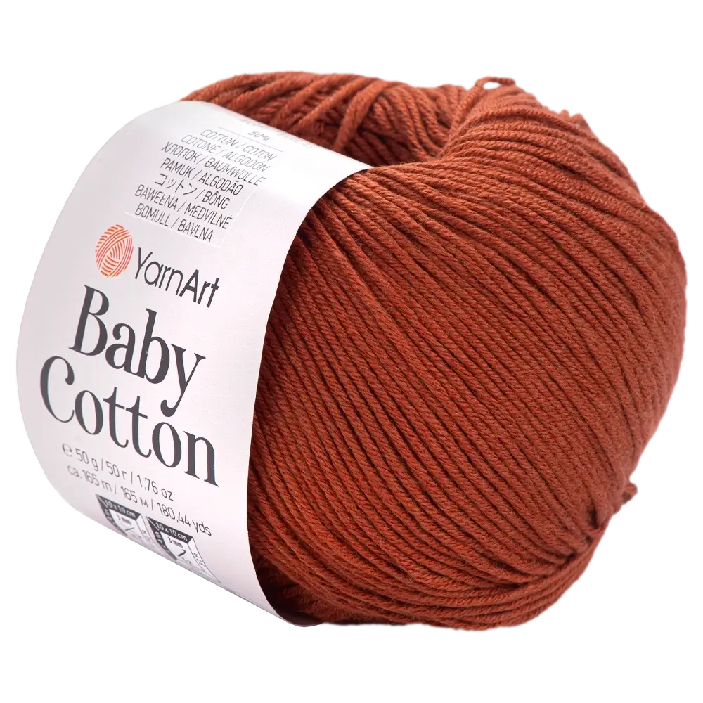 #Farbe_YarnArt Baby Cotton | 429 Kastanie